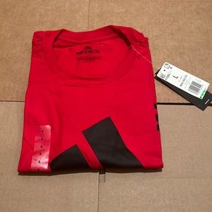 Adidas Tee Shirt Red Logo